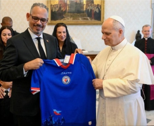 Vatican : Alix Didier Fils-Aimé reçu par le Pape Léon XIV