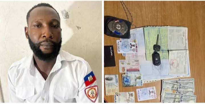 Arrestation de Vilsaint Léonard pour usurpation de titre et association de malfaiteurs