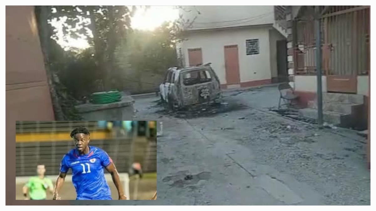 Deedson Louicius brille sur le terrain, mais la maison de son père part en flammes à Tabarre