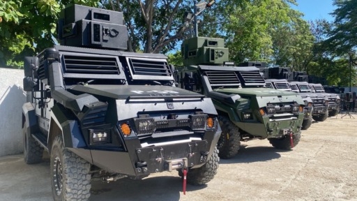 Sécurité : la Police nationale d’Haïti reçoit 10 véhicules blindés offerts par le Canada