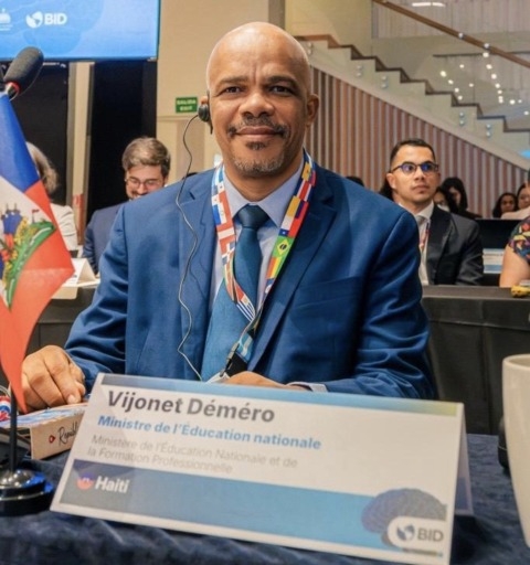 Éducation : le ministre Vijonet Demero représente Haïti au dialogue régional de la BID