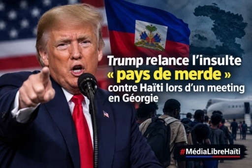 Trump relance l’insulte « pays de merde » contre Haïti lors d’un meeting en Géorgie