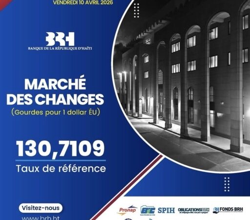 Taux de référence : la BRH affiche 130,71 gourdes pour un dollar US