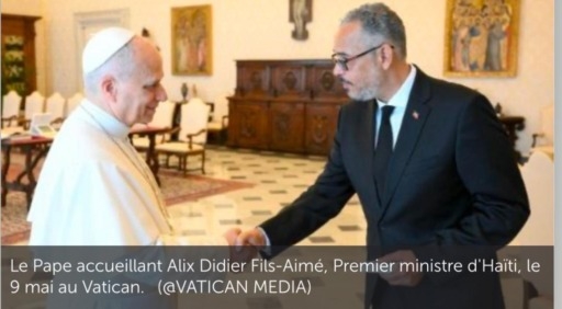 Vatican : Alix Didier Fils-Aimé reçu par le Pape Léon XIV